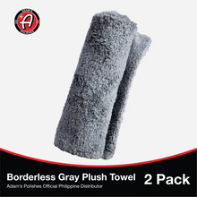 Load image into Gallery viewer, Adam's Polishes Borderless Grey Plush Towel