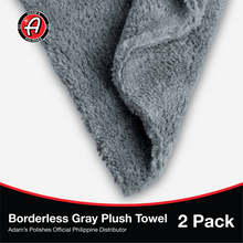 Load image into Gallery viewer, Adam's Polishes Borderless Grey Plush Towel