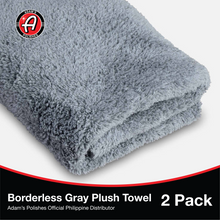 Load image into Gallery viewer, Adam's Polishes Borderless Grey Plush Towel