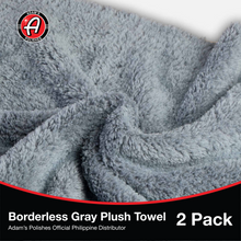 Load image into Gallery viewer, Adam's Polishes Borderless Grey Plush Towel
