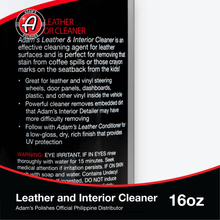 Load image into Gallery viewer, Adam's Polishes Leather and Interior Cleaner