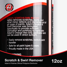 Load image into Gallery viewer, Adam's Polishes Scratch and Swirl Remover