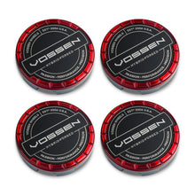 Load image into Gallery viewer, Vossen Hybrid Forged Billet Sport Cap Set For VF & HF Series Wheels (Vossen Red)