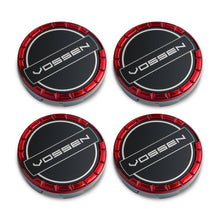 Load image into Gallery viewer, Vossen Classic Billet Sport Cap Set For CV/VF/HF Series Wheels (Vossen Red)
