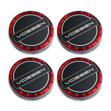 Load image into Gallery viewer, Vossen Classic Billet Sport Cap Set For CV/VF/HF Series Wheels (Vossen Red)