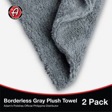 Load image into Gallery viewer, Adam&#39;s Polishes Borderless Grey Plush Towel
