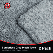 Load image into Gallery viewer, Adam&#39;s Polishes Borderless Grey Plush Towel
