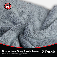 Load image into Gallery viewer, Adam&#39;s Polishes Borderless Grey Plush Towel
