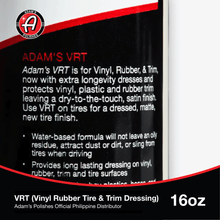 Load image into Gallery viewer, Adam&#39;s Polishes VRT (Vinyl Rubber Tire &amp; Trim Dressing)
