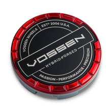 Load image into Gallery viewer, Vossen Hybrid Forged Billet Sport Cap Set For VF &amp; HF Series Wheels (Vossen Red)
